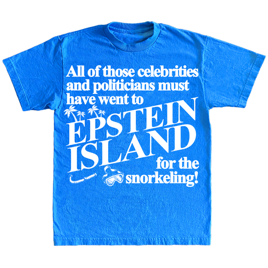"EPSTEIN ISLAND" 6oz Tshirt
