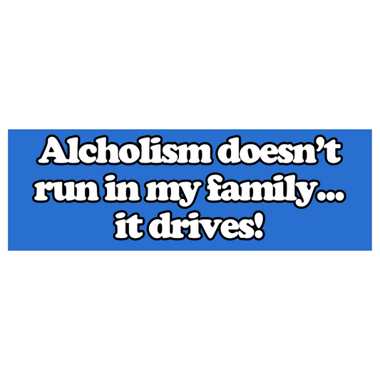 WE DRIVE BUMPER STICKER