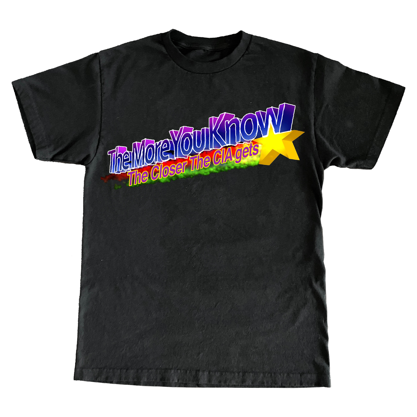 "THEMOREYOUKNOW" 6oz COTTON TSHIRT