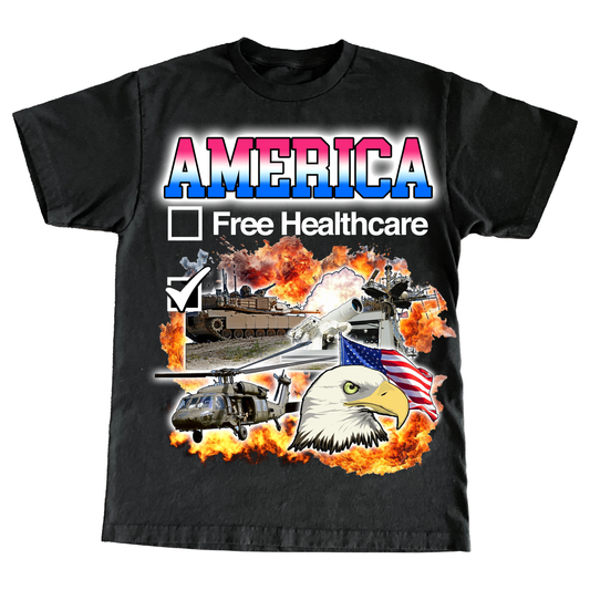 "FREEHC" 6oz Print T-shirt
