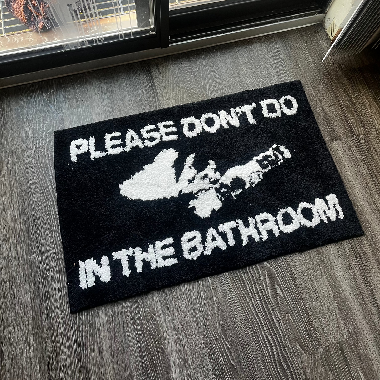 "COKE" TUFTED RUG 3 FEET WIDE