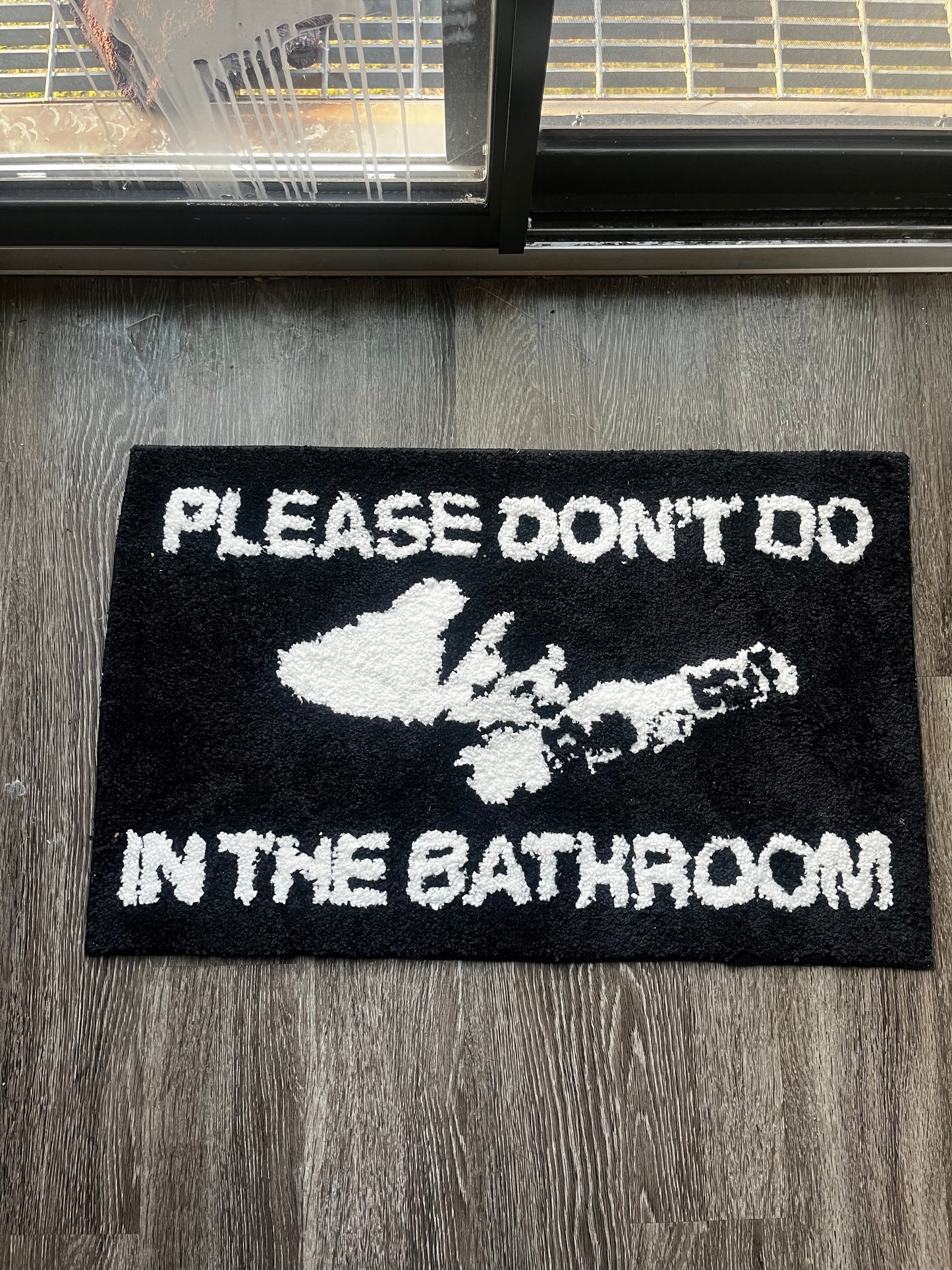 "COKE" TUFTED RUG 3 FEET WIDE