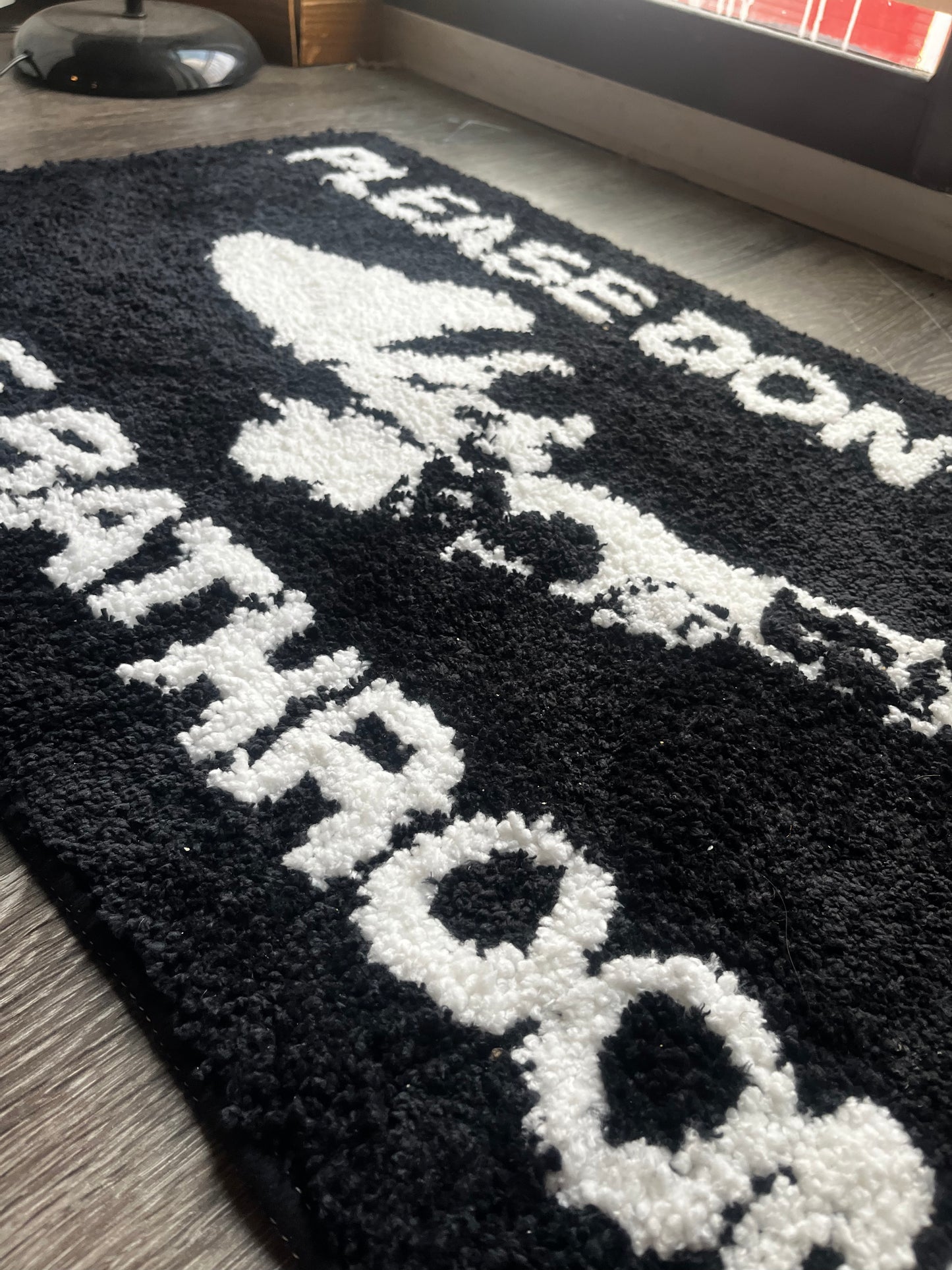"COKE" TUFTED RUG 3 FEET WIDE