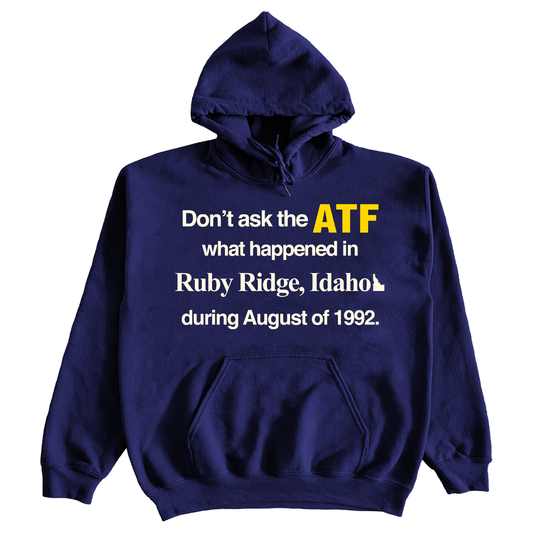 "RUBY RIDGE" 8oz Screenprint Hoodie