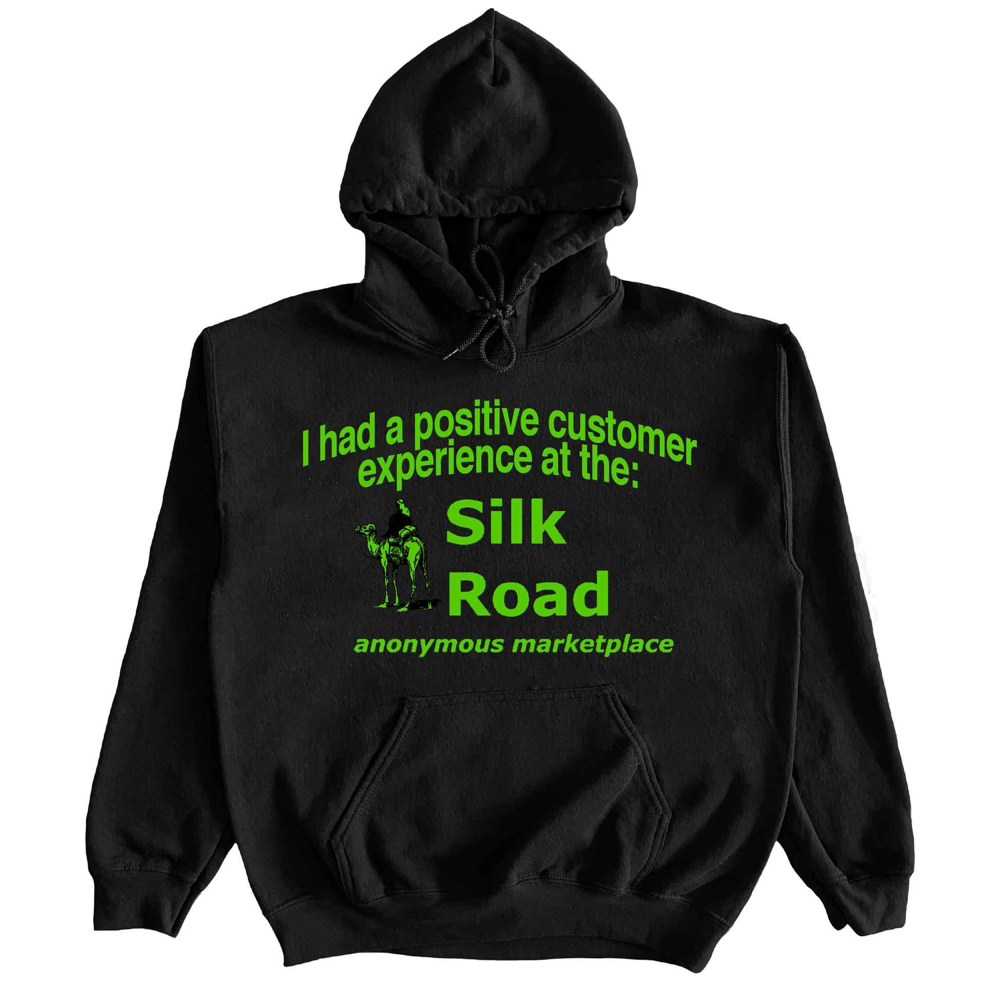 SILKROAD 8oz Heavy Screenprint Hoodie